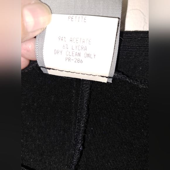 Rabbit Rabbit Rabbit Designs Black Sparkle Mini Dress Size 8P - Picture 6 of 8